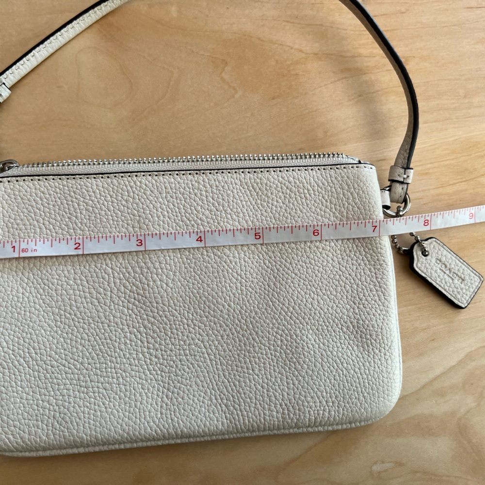 Coach Cream Studded Wristlet - Picture 6 of 9